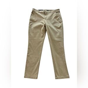Banana Republic‎ Tan Stretch Chinos Mid-Rise Ankle Sloan Pants Size 10